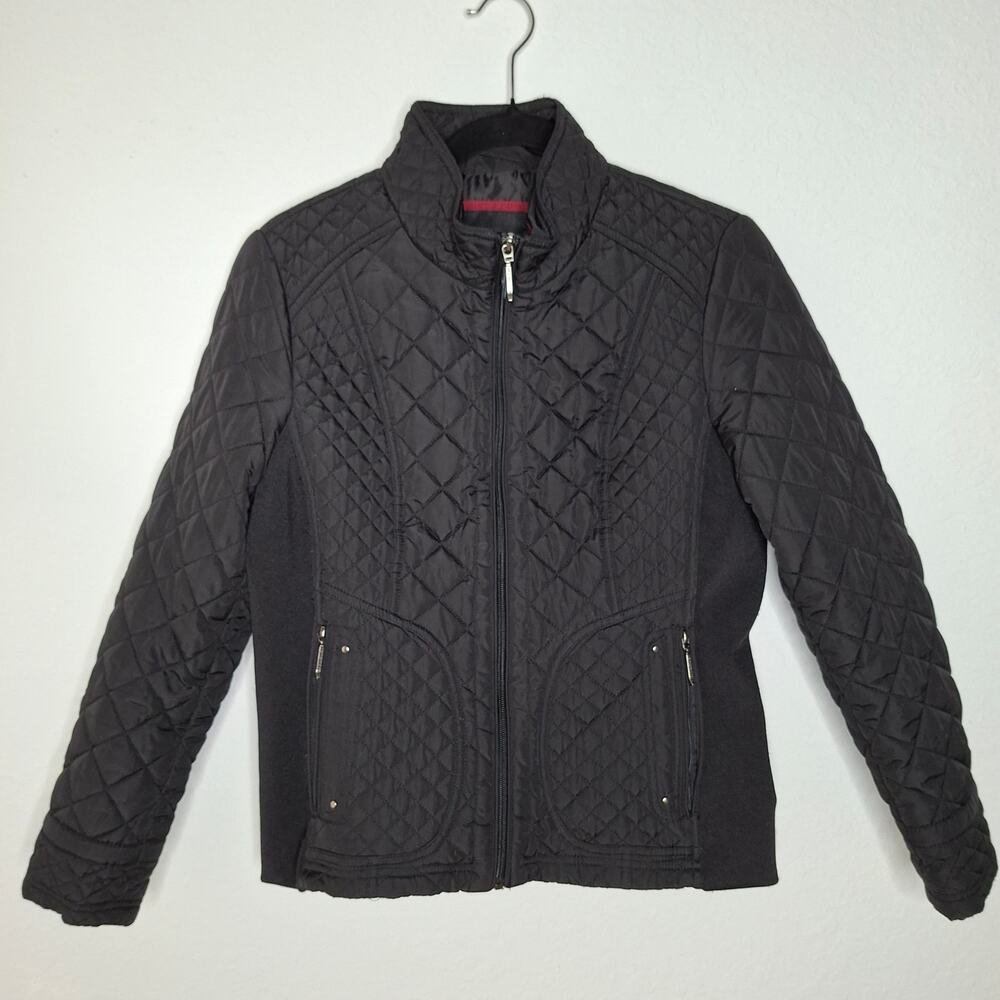 Weatherproof Quilted Black Winter Jacket Coat Women's PS